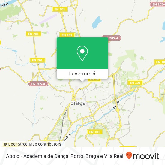 Apolo - Academia de Dança mapa