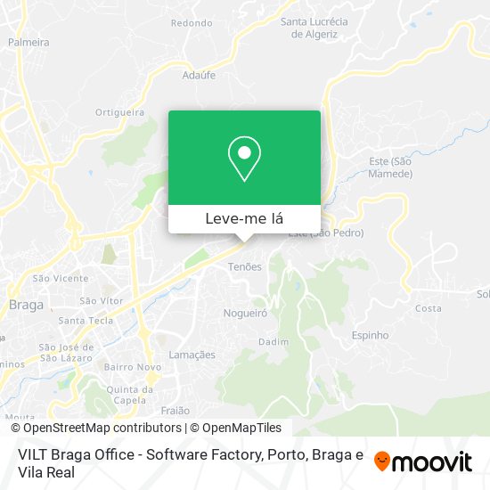VILT Braga Office - Software Factory mapa