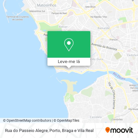 Rua do Passeio Alegre mapa
