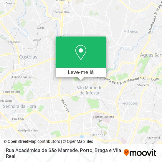 Rua Académica de São Mamede mapa