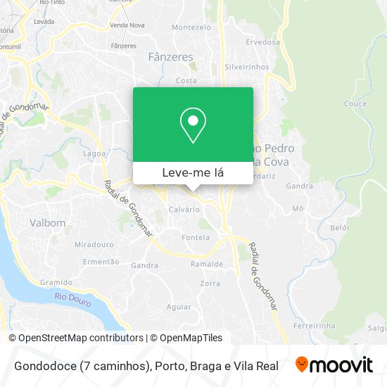 Gondodoce (7 caminhos) mapa