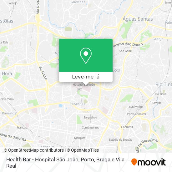 Health Bar - Hospital São João mapa