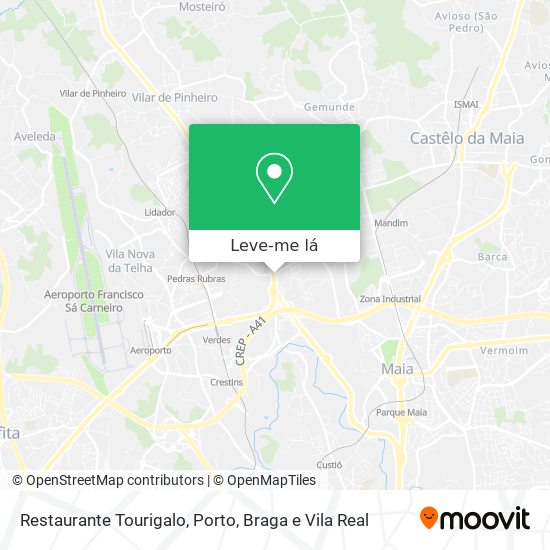 Restaurante Tourigalo mapa