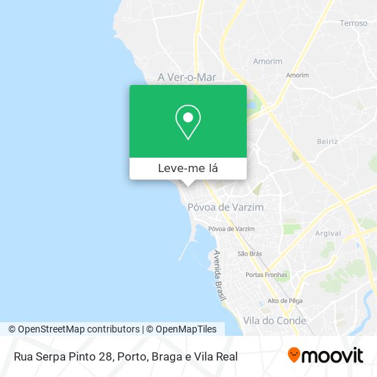 Rua Serpa Pinto 28 mapa