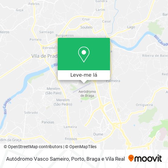 Autódromo Vasco Sameiro mapa