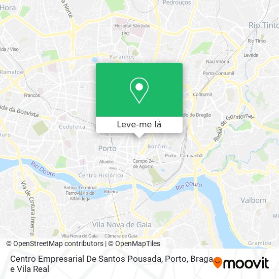 Centro Empresarial De Santos Pousada mapa