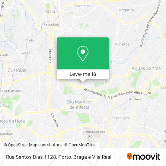 Rua Santos Dias 1128 mapa