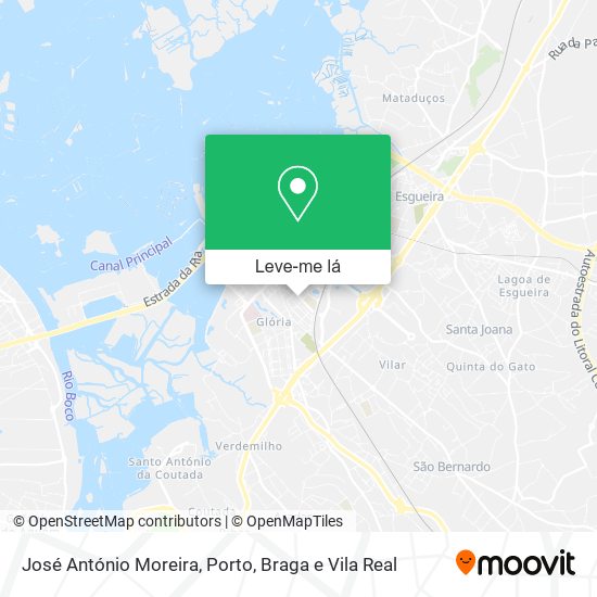 José António Moreira mapa