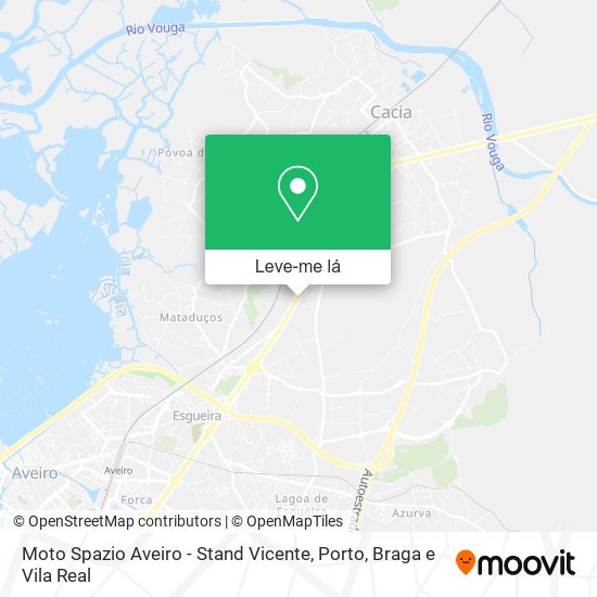Moto Spazio Aveiro - Stand Vicente mapa