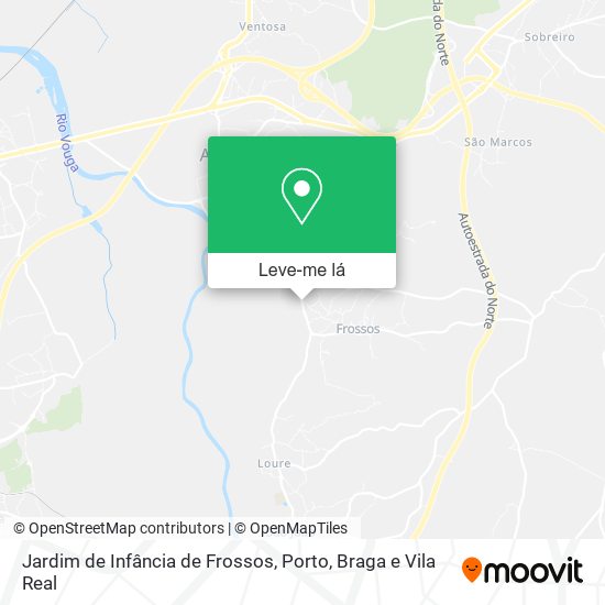 Como chegar a Jardim de Infância de Frossos em Porto, Braga e Vila Real