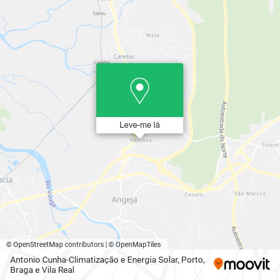 Antonio Cunha-Climatização e Energia Solar mapa