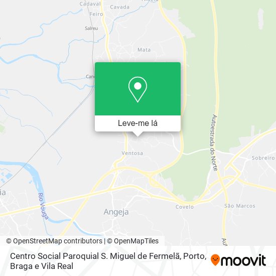 Centro Social Paroquial S. Miguel de Fermelã mapa