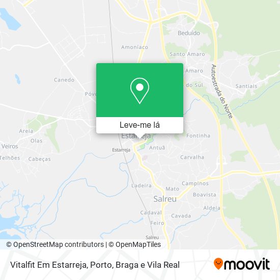 Vitalfit Em Estarreja mapa