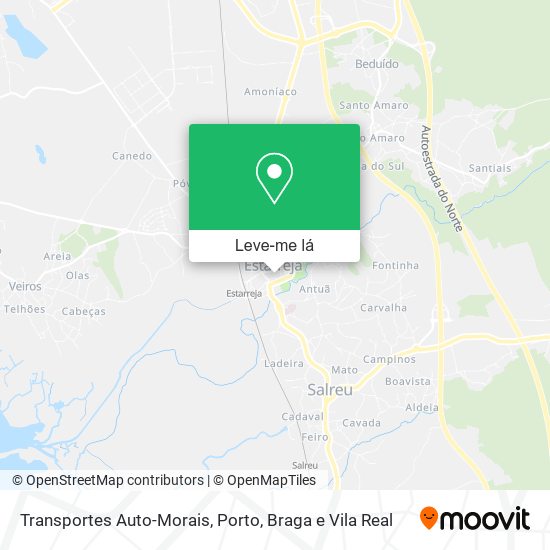 Transportes Auto-Morais mapa