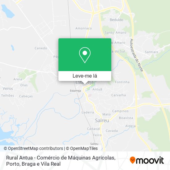 Rural Antua - Comércio de Máquinas Agrícolas mapa