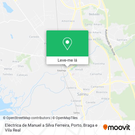 Eléctrica de Manuel a Silva Ferreira mapa