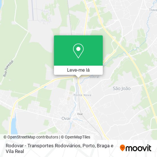Rodovar - Transportes Rodoviários mapa