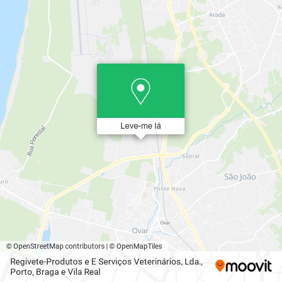 Regivete-Produtos e E Serviços Veterinários, Lda. mapa