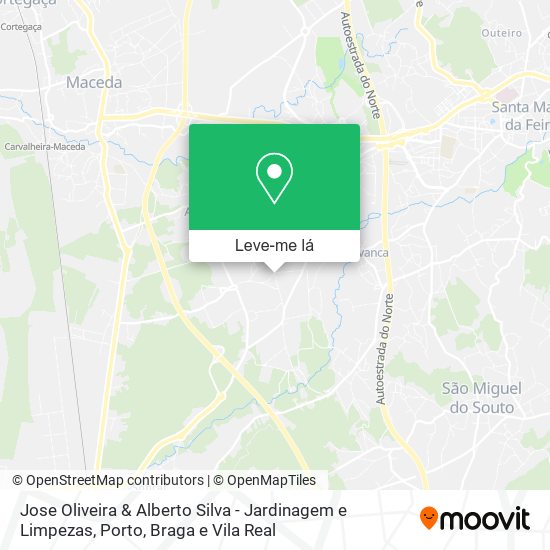 Jose Oliveira & Alberto Silva - Jardinagem e Limpezas mapa