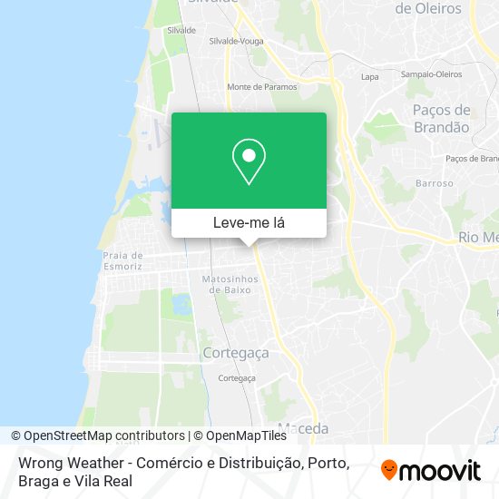 Wrong Weather - Comércio e Distribuição mapa