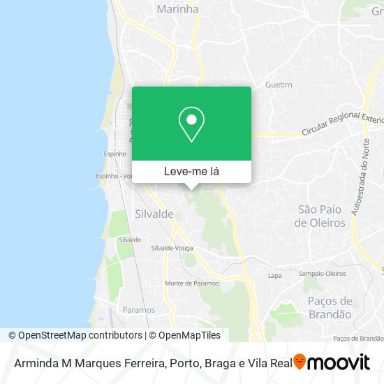 Arminda M Marques Ferreira mapa