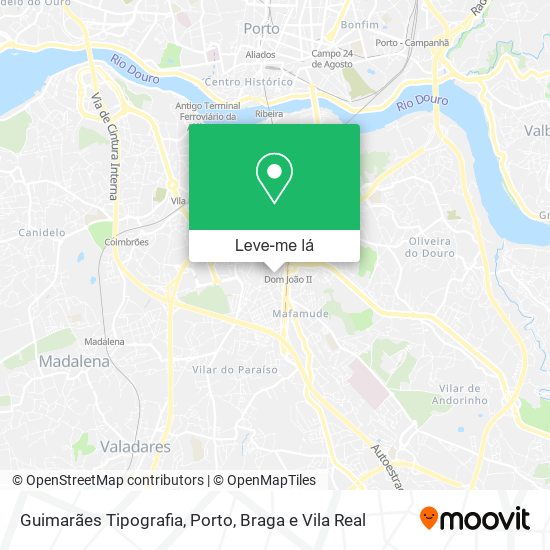 Guimarães Tipografia mapa