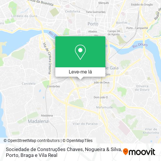 Sociedade de Construções Chaves, Nogueira & Silva mapa