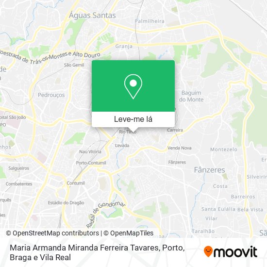Maria Armanda Miranda Ferreira Tavares mapa