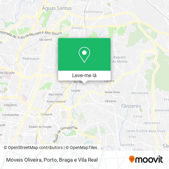 Móveis Oliveira mapa