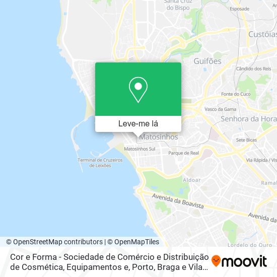 Cor e Forma - Sociedade de Comércio e Distribuição de Cosmética, Equipamentos e mapa