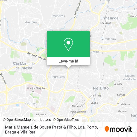 Maria Manuela de Sousa Prata & Filho, Lda mapa