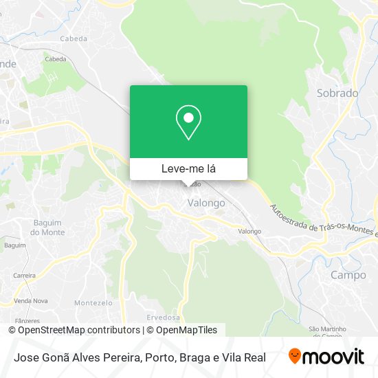 Jose Gonã Alves Pereira mapa