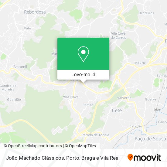 João Machado Clássicos mapa