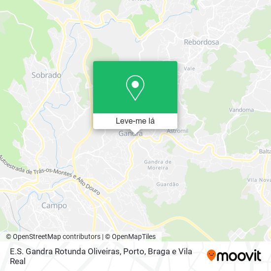 E.S. Gandra Rotunda Oliveiras mapa