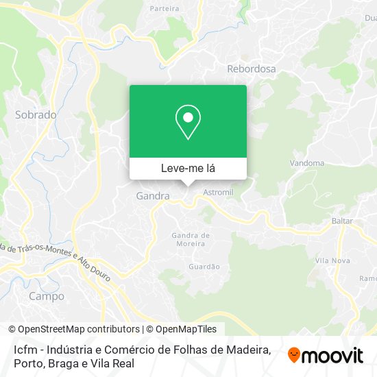 Icfm - Indústria e Comércio de Folhas de Madeira mapa