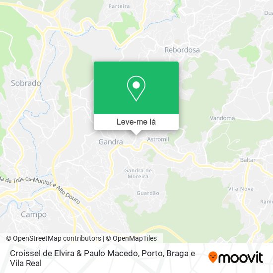 Croissel de Elvira & Paulo Macedo mapa