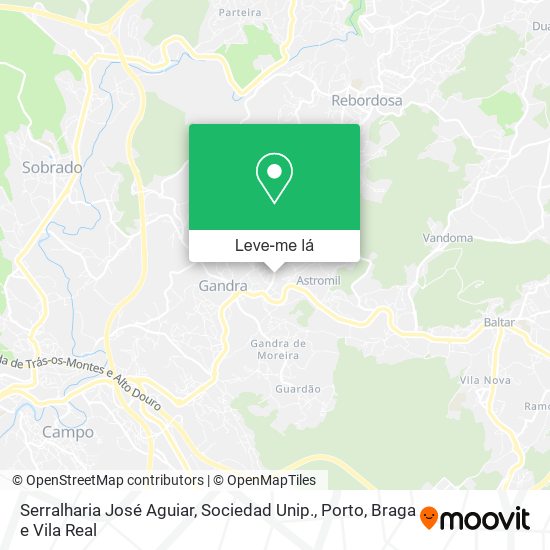 Serralharia José Aguiar, Sociedad Unip. mapa