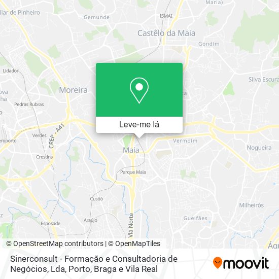 Sinerconsult - Formação e Consultadoria de Negócios, Lda mapa