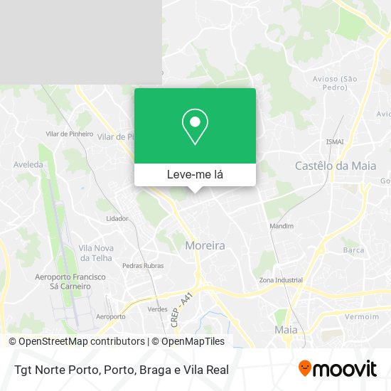 Tgt Norte Porto mapa