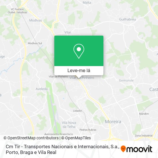 Cm Tir - Transportes Nacionais e Internacionais, S.a. mapa