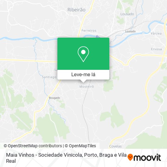 Maia Vinhos - Sociedade Vinícola mapa