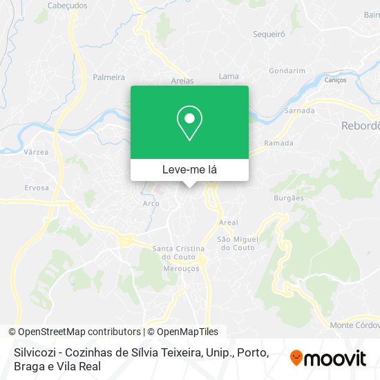 Silvicozi - Cozinhas de Sílvia Teixeira, Unip. mapa