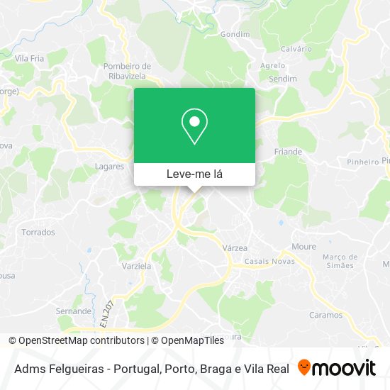 Adms Felgueiras - Portugal mapa