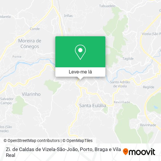 Zi. de Caldas de Vizela-São-João mapa