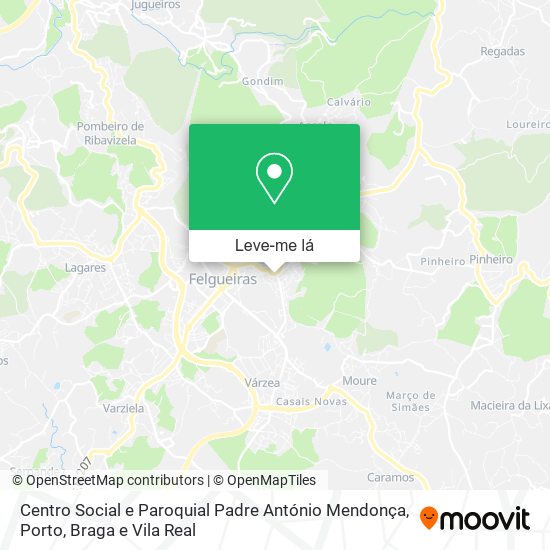 Centro Social e Paroquial Padre António Mendonça mapa