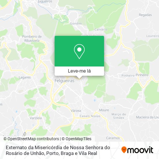 Externato da Misericórdia de Nossa Senhora do Rosário de Unhão mapa