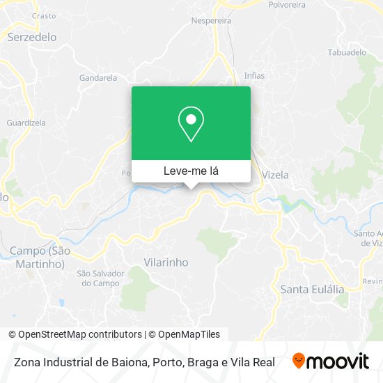 Zona Industrial de Baiona mapa