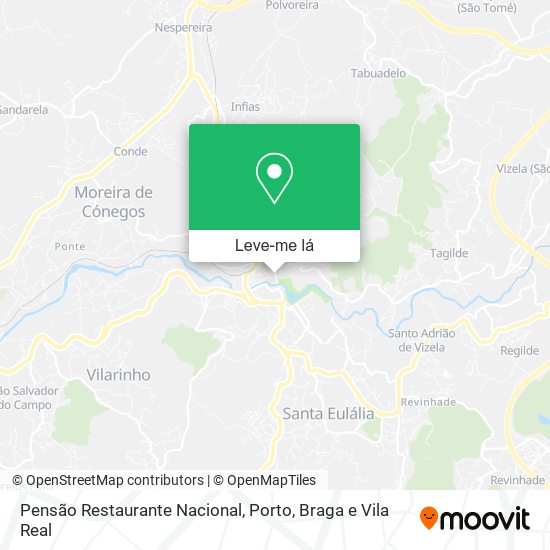 Pensão Restaurante Nacional mapa