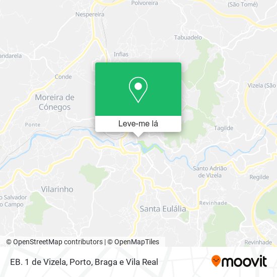 EB. 1 de Vizela mapa