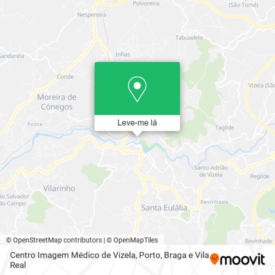 Centro Imagem Médico de Vizela mapa
